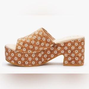Beach by Matisse Women's Terry Platform Daisy Cork